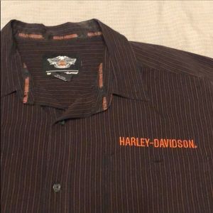 Harley-Davidson button down shirt